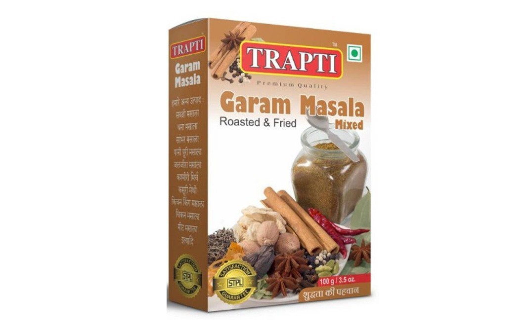 Trapti Roasted & Fried Garam Masala Mixed   Box  100 grams